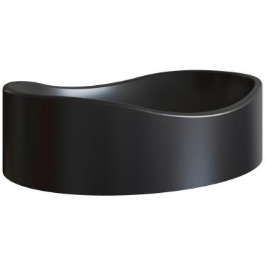 Imagem de Cuba De Apoio Para Banheiro Em Marmore Sintetico 941012 Preto Pp Preto