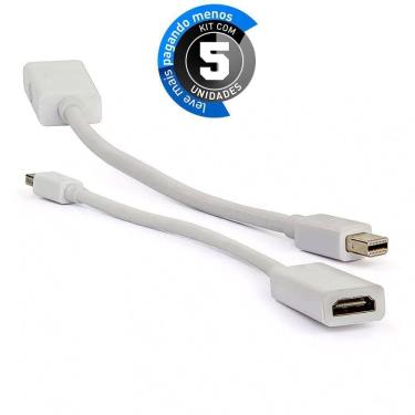 Imagem de Cabos Adaptador Macos - Mini Displayport Para Hdmi - Kit 5