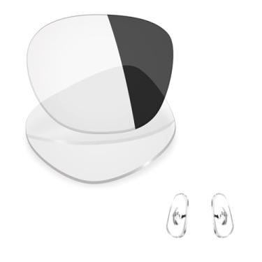 Imagem de Mryok Lentes de reposição UV400 e peças de nariz para Ray-Ban RB4334D 55 mm - Eclipse Cinza Fotocromático