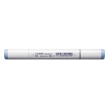 Imagem de COPIC Marcador Sketch Ponta Dupla Redonda e Chanfrada, Cor B21 Baby Blue, 1 unidade