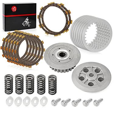 Imagem de Kit de embreagem e cubo interno central e placa de pressão externa e molas resistentes Para Yamaha Raptor 660 660R YFM660R 20 01 2002 2003 2004 2005 4PT-16371-00-00 3YF-16351-00-00