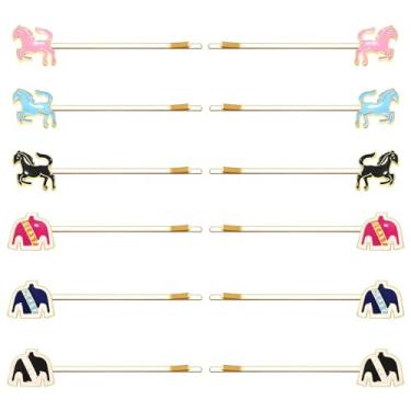 Imagem de 8/12 peças de grampos de cabelo para mulheres Dia de São Patrício chapéu trevo com glitter grampos de cabelo folha da sorte acessórios de cabelo Dia de São Patrício lembrancinhas de festa de férias