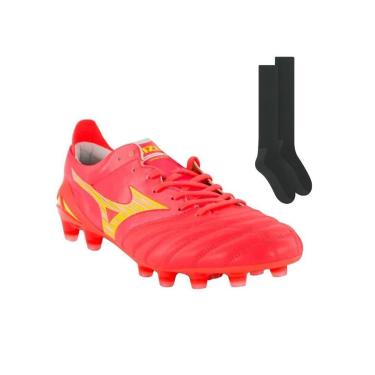 Imagem de Kit Chuteira Campo Mizuno Morelia Neo IV Japan +-Masculino