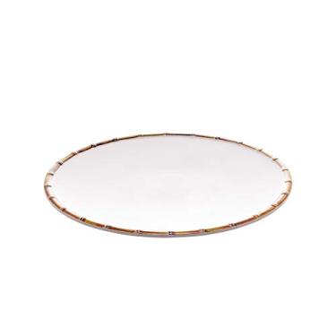 Imagem de WOLFF - Prato Raso Melamina Bambu Branco 27cm