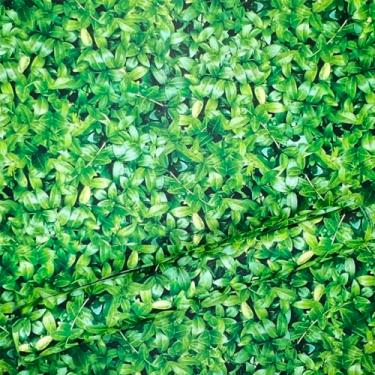 Imagem de Papel de Parede Folhagem Folhas 3D 10mx 45cm Autoadesivo Adesvio Antichama Antimancha Revestimento Impermeável