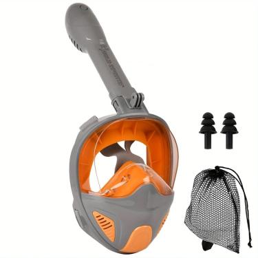 Imagem de Mascara Subaquática de de Mergulho Gold Sports New Full Face Com Snorkel