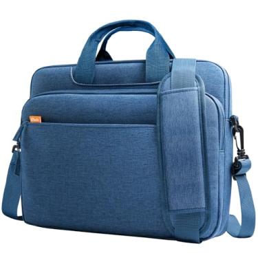 Imagem de JETech 16 17 Bolsa para Laptop de 17,3 Polegadas, Capa para Computador Compatível com MacBook Air/Pro 16, Acer Predator Helios 16, ASUS ROG Strix G17, HP Envy 17,3 (Marinha Profunda)