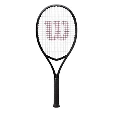 Imagem de WILSON XP 1 Raquete de tênis recreativa para adultos – Tamanho do cabo 11 – 11 cm, preta