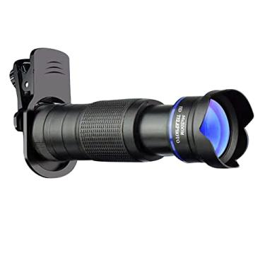 Imagem de Lente da câmera do telefone 36X teleobjetiva 4 em 1 telecópio zoom macro olho de peixe amplo acessório para lente anjo