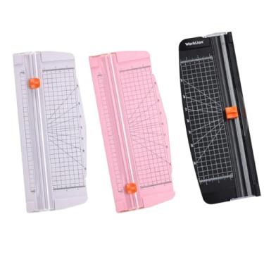 Imagem de Aparador de papel pequeno, cortador de papel portátil para etiqueta, origami, cartão, foto, cupom, scrapbook, cartão, papel laminado e projeto de artesanato, máquina de corte de papel