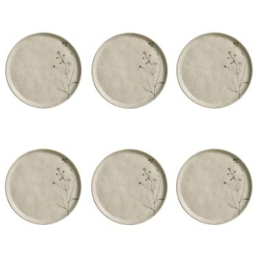 Imagem de Conjunto de Pratos de Sobremesa 06 Peças Bio Campestre Porto Brasil