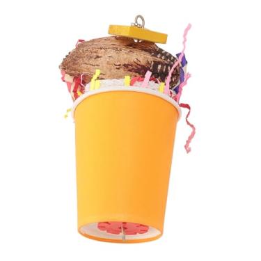 Imagem de Brinquedos de Papagaio para Pássaros Grandes, Brinquedos de Pássaros para Papagaios, Arara, Copo de Brinquedo, Brinquedos de Forrageamento de Pássaros para Pássaros Pequenos e