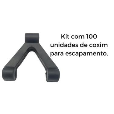 Imagem de Kit 100 Unidades Borracha Escapamento Carro Jetta/Parati - VABADUS