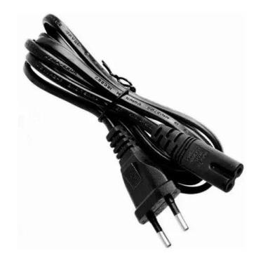 Imagem de Cabo De Força 2 Metros Bipolar P/Monitor/Games  100 Peças - SPACEFIRE