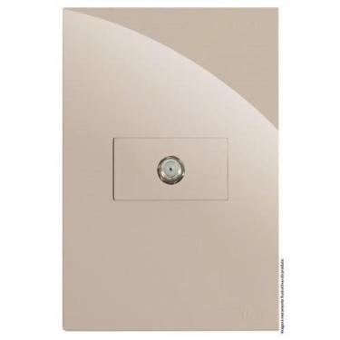 Imagem de Kit Coaxial Antena Horizontal 4X2 Brg11391-3Ar - Blux Recta Areia Glos