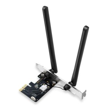 Imagem de Adaptador Mercusys PCIe Wi-Fi 6E AXE5400 Tri-Band + Bluetooth 5.3 - MA