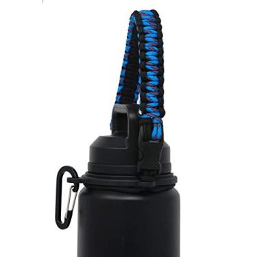 Imagem de One MissionX Alça Paracord para garrafa Yeti Rambler (serve para garrafas de 12/18, 26, 1020 g, azul oceano)