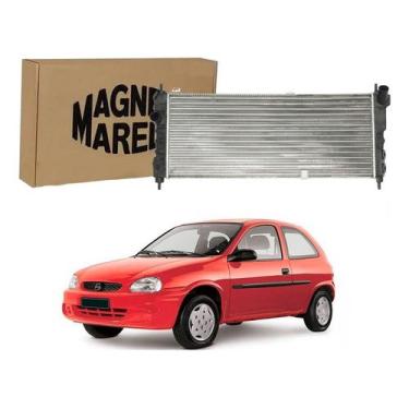 Imagem de Radiador Agua Corsa 1.0 1.6 Com Ar 2000 A 2002 - Magneti Marelli