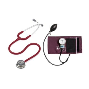 Imagem de Estetoscópio Littmann Classic lll + Esfigmomanômetro Pamed - Cores Var