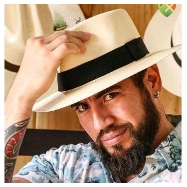 Imagem de Chapeu Panamá Luxo de Palha Cor Areia Unissex - Rei Look