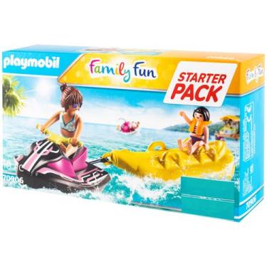 Imagem de Playset Playmobil Starter Pack  - Jet Ski com Banana Boat Sunny Brinqu