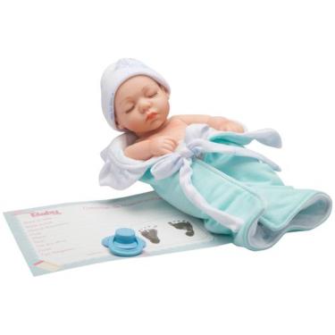 Imagem de Bebê Reborn Mini Noah Laura Baby 30cm - com Acessórios, Verde