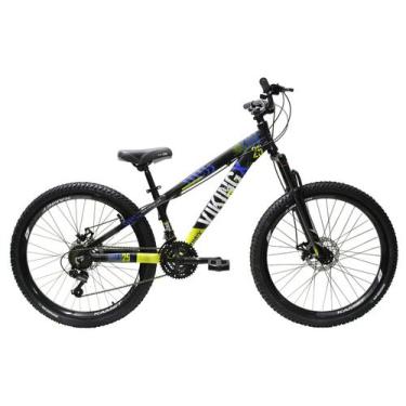 Imagem de Bicicleta Aro 26 Bike Vikingx  Freeride Tuff 25 Freios A Disco, Preto,