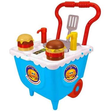 Imagem de Carrinho de Hamburguer Infantil Azul Tilin 472