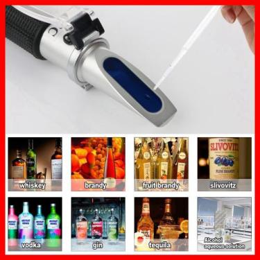 Imagem de Refratômetro Escala Brix E Gravidade Específica Com Estojo - LCA