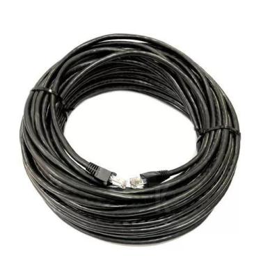 Imagem de Cabo de rede CAPA DUPLA 25 Metros profissional -- CFTV -- Internet -- 