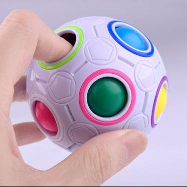 Imagem de  bolinha anti stress colorida apertar cubo magico envio 24h - Zeim