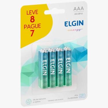 Imagem de Pilha Alcalina AAA 8 Unidades Elgin - Integração