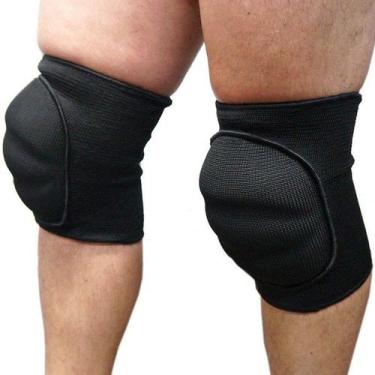 Imagem de Joelheira Elastica Volêi Progne SPORTS, Preto, P