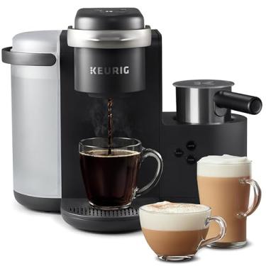 Imagem de Keurig Cafeteira K-Cafe Single-Serve K-Cup, Latte Maker e Cappuccino, vem com leite seguro para lava-louças, capacidade de shot de café, compatível com todas as cápsulas Keurig, carvão escuro