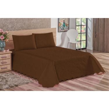 Imagem de Colcha de cama - dupla face - Toiim Leão Atacadista , Amarelo, Padrao 