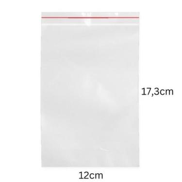 Imagem de Saco ZipLock Hermético Abre Fecha Freezer N6 12x17,3 100un - Talge