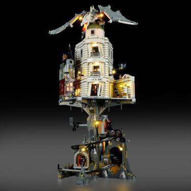 Imagem de Mililier LED Light Kit for Lego 76417 Gringotts Wizarding Bank Set, Compatible with Lego 76417 Building Blocks Model(Not Include Blocks Set)