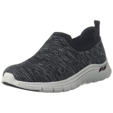 Imagem de Skechers Tênis feminino, tamanho 40, 11, 5, 5, 6, 6, 5, 6, 7, 7, 8, 5, 9, 9 M feminino adulto, Preto, rosa, 42