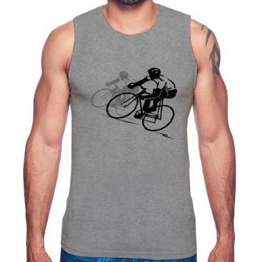 Imagem de Regata Bike Corrida - Foca na Moda, Cinza, GGG