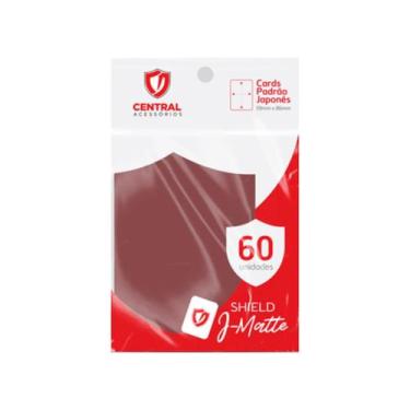 Imagem de Sleeves Central Shield Matte Japonês Yu-Gi-Oh: Framboesa
