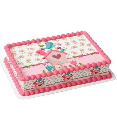 Imagem de Papel arroz e faixa para bolo festa comemoração surpresa aniversário j