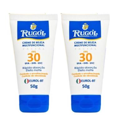 Imagem de Kit 2 Creme De Beleza Multifuncional FPS30 50G - Rugól