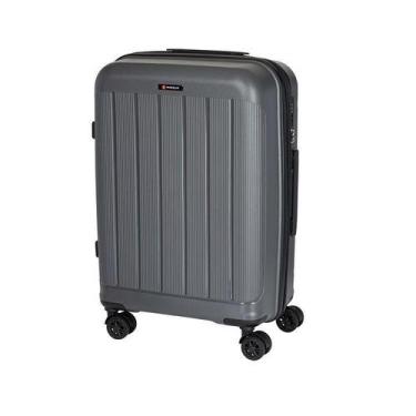 Imagem de Mala De Viagem Média 23kg 4 Rodas Travelux Interlaken M, Cinza