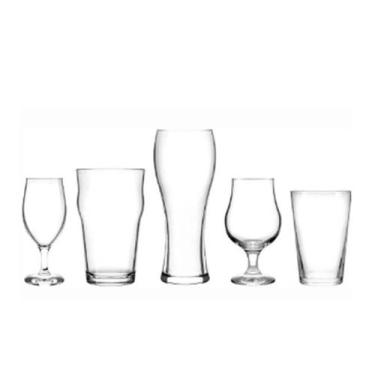 Imagem de Jogo de Copos de Cerveja 5 Peças copos decorativos - A.R Variedades MT
