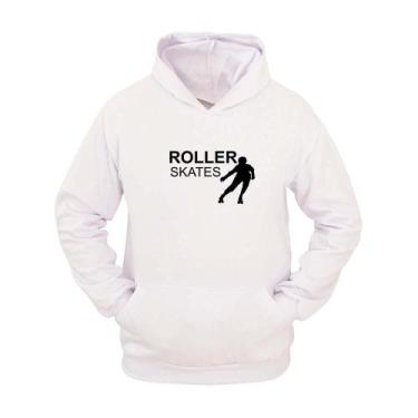 Imagem de Moletom Masculino Canguru Capuz Estampa Roller Skates - Ragor, M, Bran