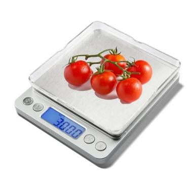 Imagem de Balança Doméstica Digital De Precisão Cozinha Calibrada Até 3Kg - Bala