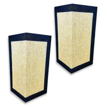 Imagem de 2 Arranhador Canto De Sofá Parede Para Gatos Cat Sisal 40cm - JJVERAS