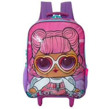 Imagem de Mochila Escolar Rodinhas Lol Surprise Fashion Luxcel Meninas, LOL Surp
