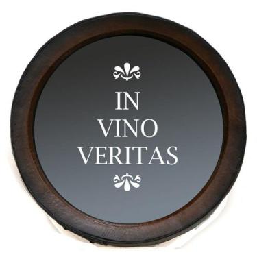 Imagem de Quadro Decorativo Porta Rolhas Redondo Veritas - Pequeno 1071 - Karin 
