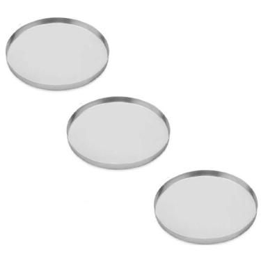 Imagem de Kit 03 Formas de Pizza 35 cm em Alumínio - ABC